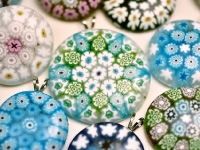 「ミルフィオリ(千の花)」アクセサリー作品