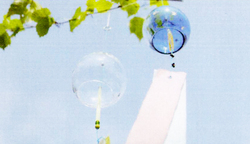 夏休み特別企画「オリジナルガラス風鈴制作体験とエナメル絵付け風鈴制作」
